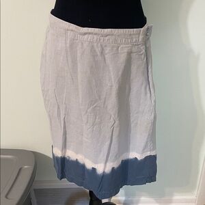 Vintage Old Navy tie-dye blue midi skirt size 6